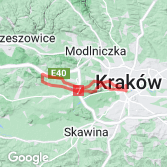 Mapa Mnikowska i Lasek Wolski zimowo